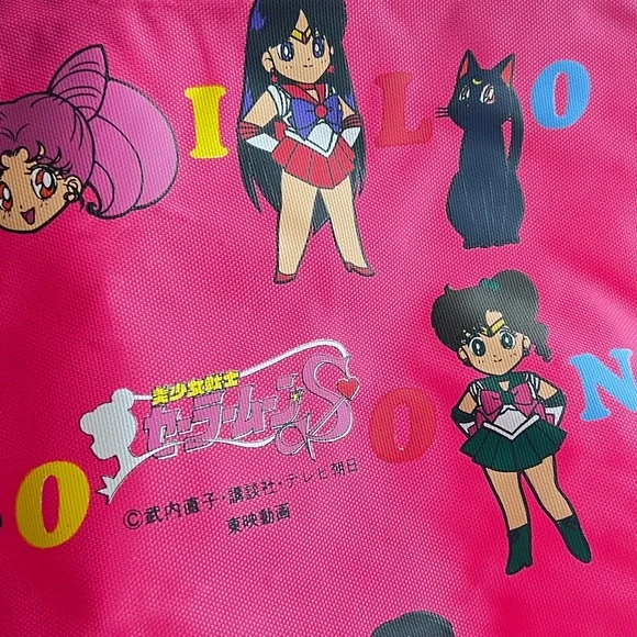 *📌SOLD* NWT Sailor Moon Pink Tote from JAPAN - Picture 5 of 12
